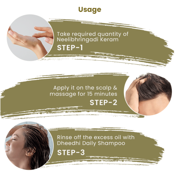 neelibringadi hair oil usage