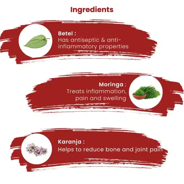 ayurvedic oil for knee pain - Ingredients